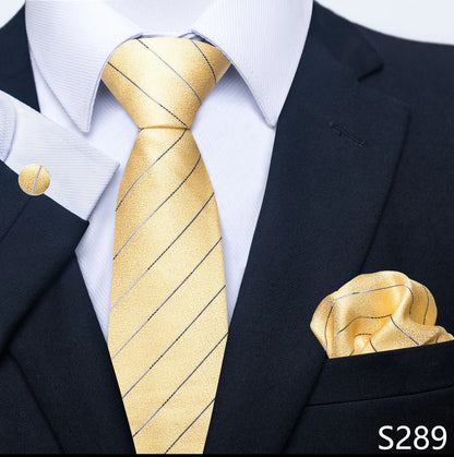 EXPROTAS Tie Pocket Square 8cm Wedding Formal Men’s Accessories