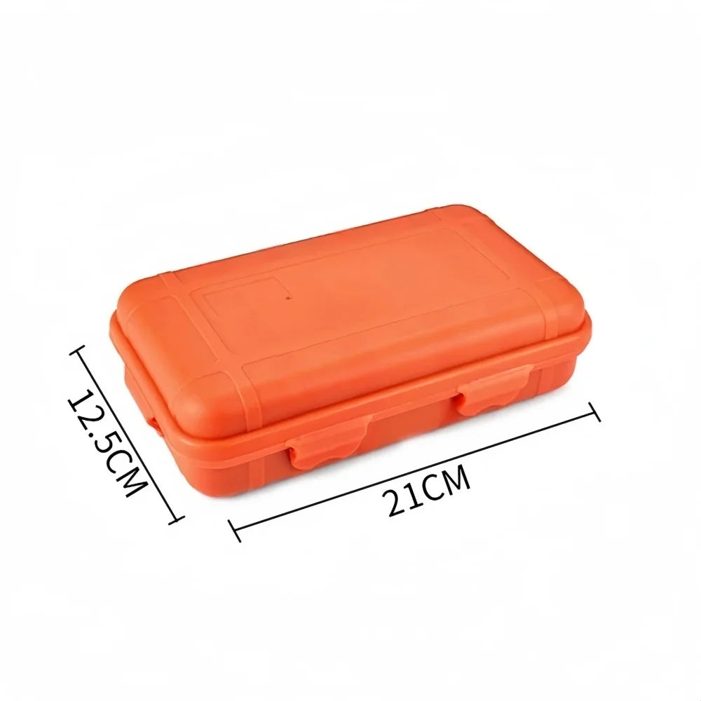 Sealed Survival Box Waterproof Plastic Outdoor Camping Storage Container S/L/XXL