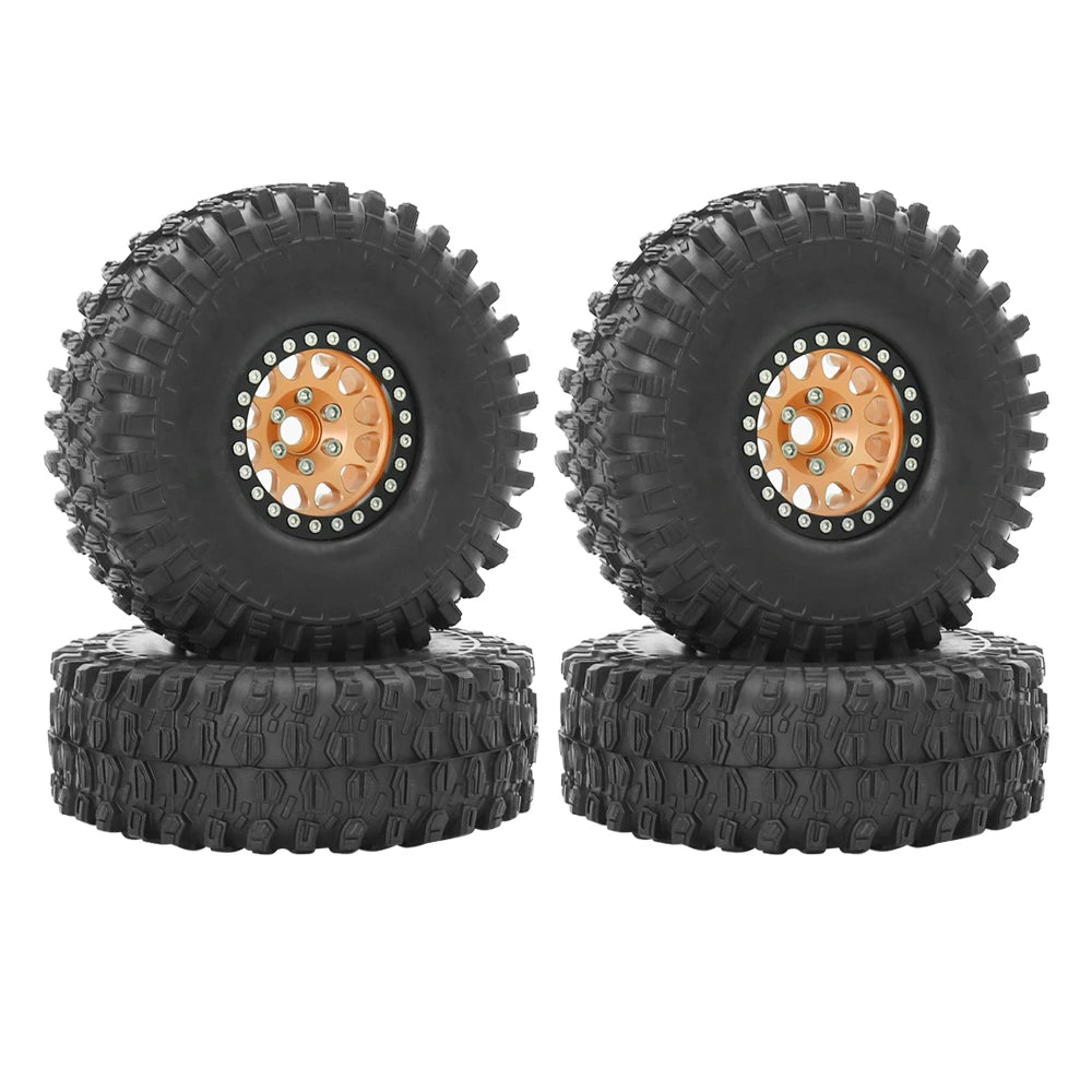 Beadlock Wheel 1.9 Metal Rim for 1/10 RC Crawler Axial SCX10 TRX-4 Redcat