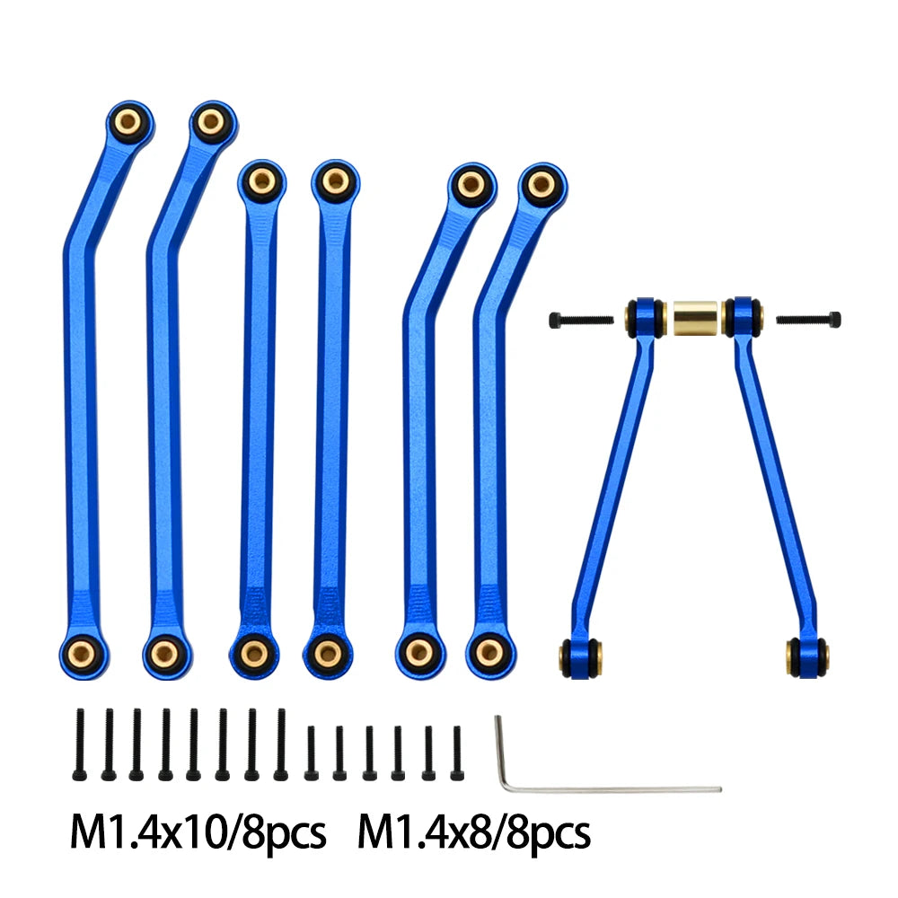 1/24 RC Crawler Metal High Clearance Chassis Link Set for Axial SCX24 - EXPROTAS