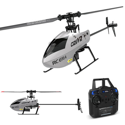 RC ERA C129V2 RTF RC Helicopter 2.4GHz 6-axis Gyroscope One Click 3D Flip Remote Control Aircraft Hobby Toys-EXPROTAS