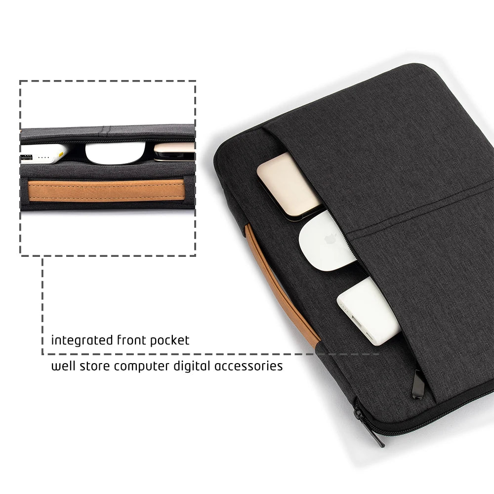 Laptop Sleeve Bag 14-15.6 Inch Shockproof Case for Macbook Dell HP Acer