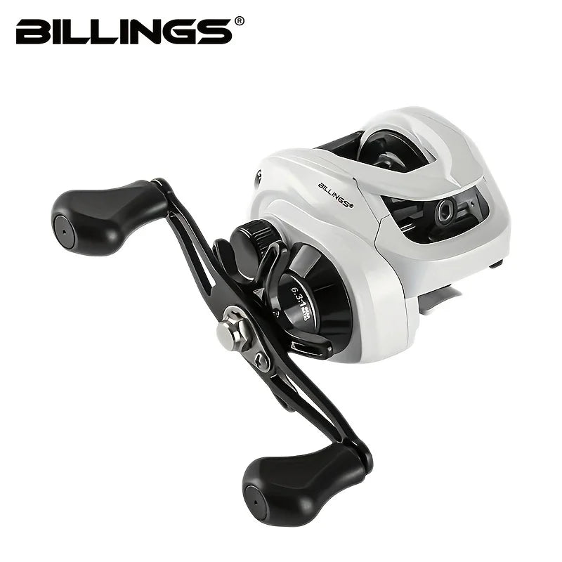 Billings Fishing Reel 18LB Drag 6.3:1 Gear Ratio Baitcasting Lightweight