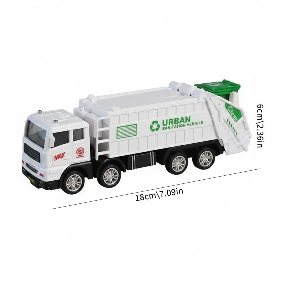 Garbage Truck Toy Recycling Bin Educational Role-Play Toy for Kids