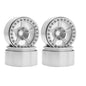 Universal 1/10 RC Crawler 1.9" Beadlock Wheels Aluminum 5-Spoke