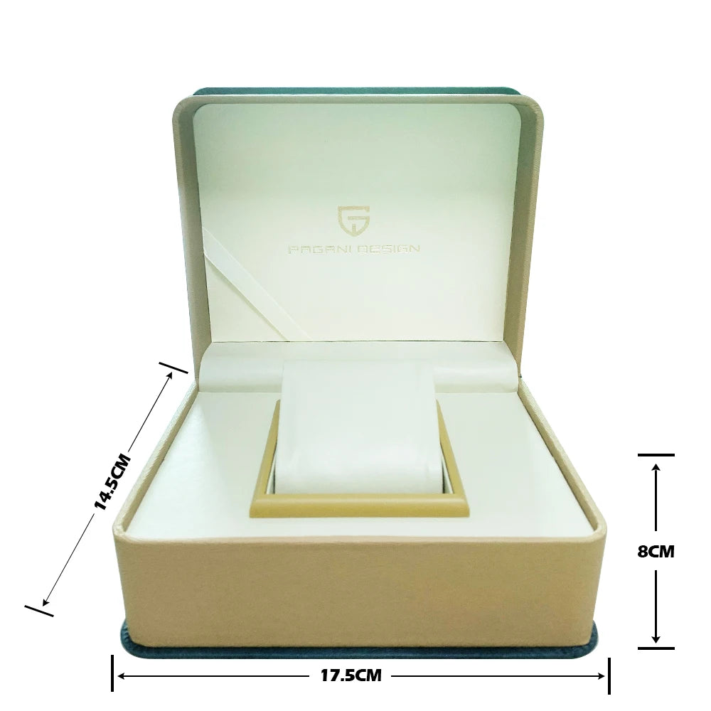 PAGANI Design PD-1662 Men’s Automatic Watch Stainless Steel Ceramic Bezel Waterproof