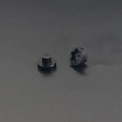4Pcs Metal Wheel Centre Dust Caps M4 Nuts 1/10 RC Crawler TRX4 SCX10 D90 TF2