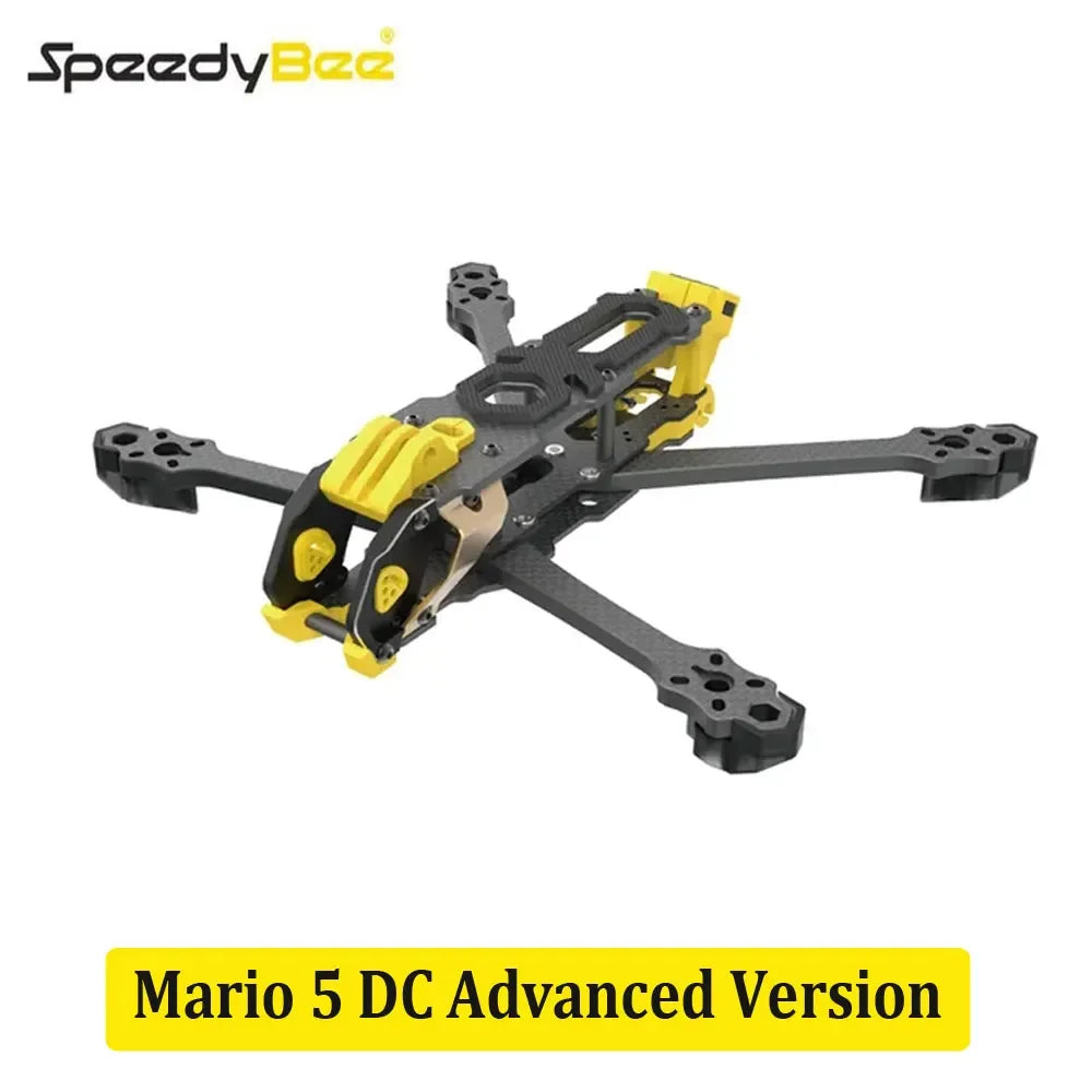 SpeedyBee Mario 5 Frame Kit DC / XH Version with Carbon Fiber Plate FPV Freestyle RC Racing Drone-EXPROTAS