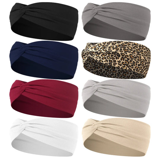 Women Hair Bands Wide Turban Headbands Elastic Accessories for Girls