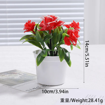 Artificial Bonsai Tree Potted Fake Plant Home Table Decor Ornament