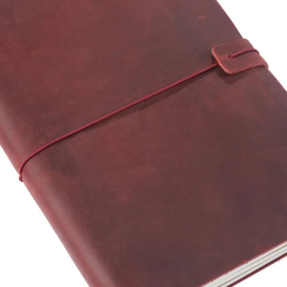 Vintage Leather Journal Cover Handmade Bound Diary Notebook Travel Writing