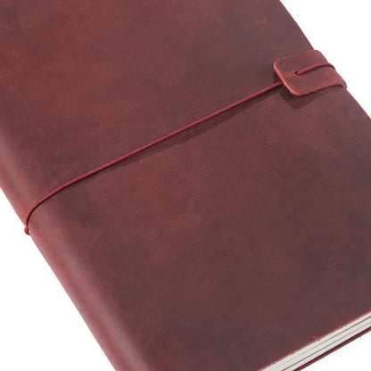 Vintage Leather Journal Cover Handmade Bound Diary Notebook Travel Writing