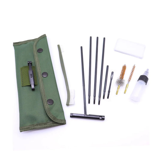 M4 Gun Brushes 10PCS Cleaning Kit for .22LR 5.56mm Lightweight Airsoft