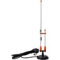 Dual Band Magnetic Antenna | 2m VHF/UHF Base Whip with RG58 Coax & Mount 13ft