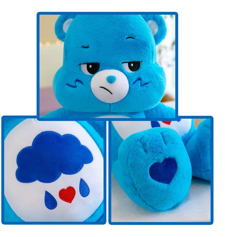 30CM Kawaii Bear Plush Toy Rainbow Soft Stuffed Doll Carebears Anime