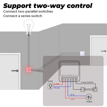 Smart Switch 16A Zigbee Relay Module Mini DIY for Alexa Google Home