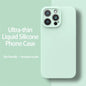 Ultra-Thin Liquid Silicone Case for iPhone 13-16 Pro Max Plus Soft Cover