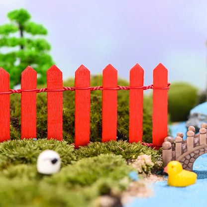 90cm Wooden Fence Model for Garden Diorama Railway Scenery Accessories