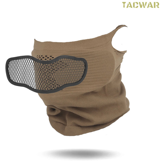 Steel Mesh Face Mask Tactical Airsoft Balaclava Shield for Hunting Sport