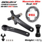 GOLDIX XT MTB Crankset 170/175mm 104BCD Wide Narrow Chainring Shimano SRAM 11–12s - EXPROTAS
