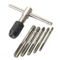 M3 M4 M5 T-Handle Wrench Tap Reamer Hand Tool Set M6 M8 Adjustable