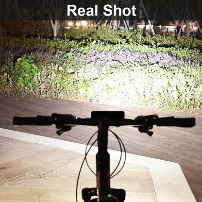 Bike Light 10000mAh USB Rechargeable LED Front Lamp Waterproof Electric Bicycle