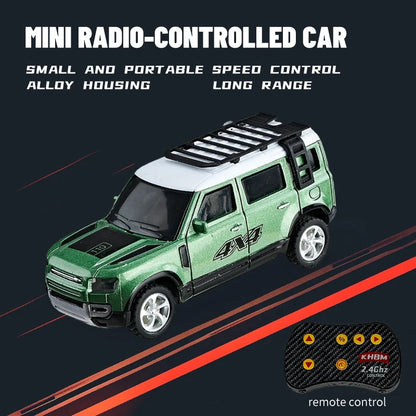 Mini Alloy 1/64 Remote Control Car 60 Minutes Kids Toy Convenient Carry