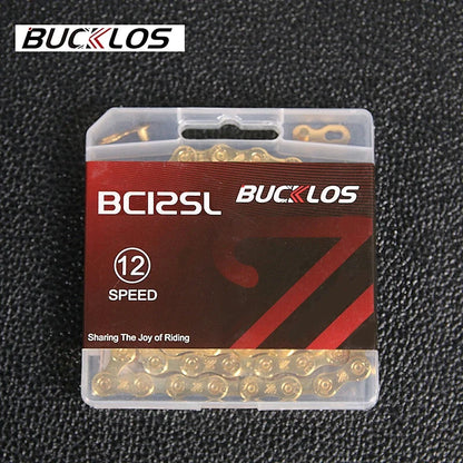 MTB Road Bike Chain BUCKLOS 8-12 Speed 116/126 Links Bicycle