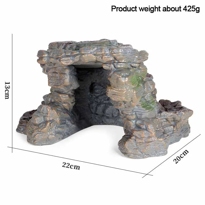 Landscape Model Trees Stumps Rocks Diorama Home Decoration 3PCS
