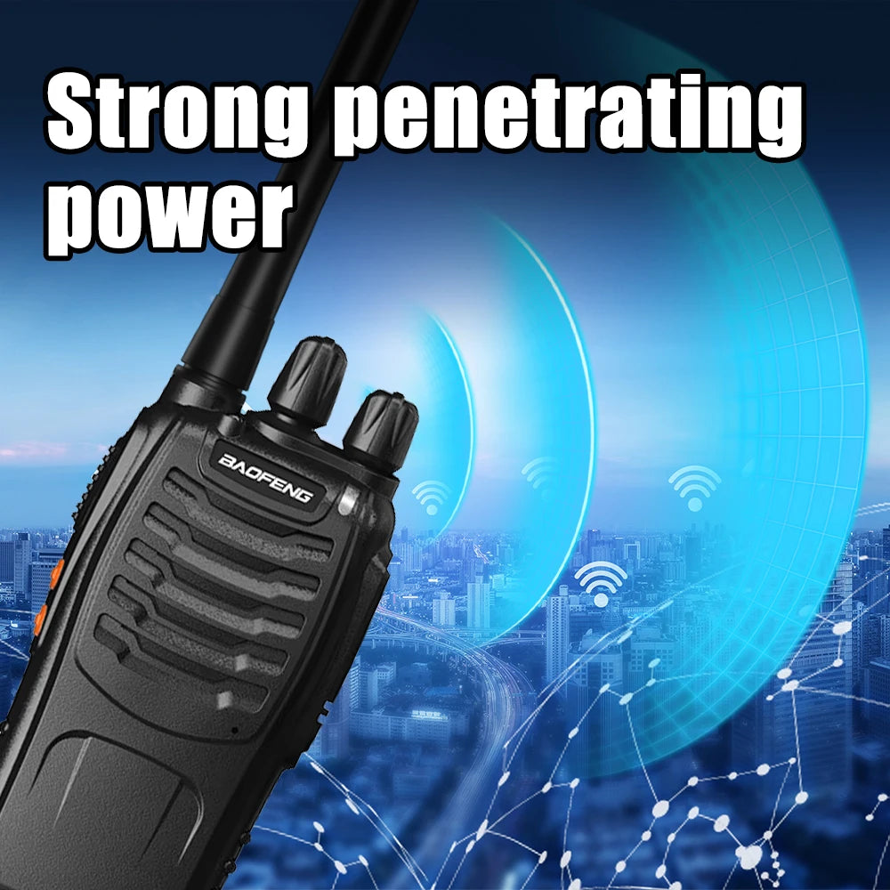 Baofeng BF-88E Two Way Radio 1500mAh Long Range Walkie Talkie with Earpiece