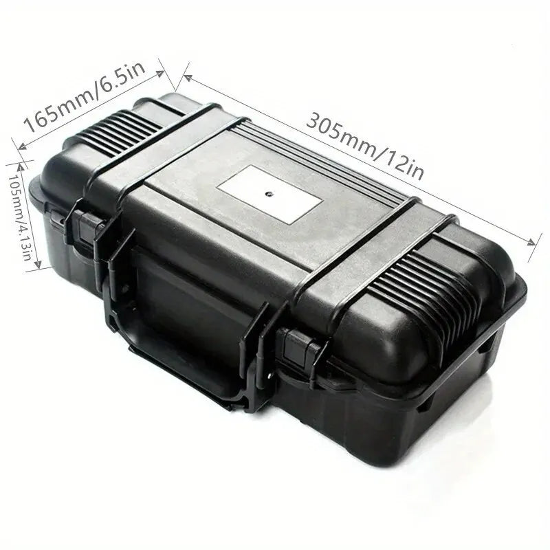 6 Sizes Hard Carry Tool Case Bag Organizer Storage Box,Camera Sealed Shockproof Safety Instrument Toolbox With Sponge