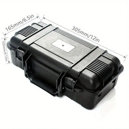 6 Sizes Hard Carry Tool Case Bag Organizer Storage Box,Camera Sealed Shockproof Safety Instrument Toolbox With Sponge