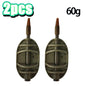 Carp Inline Method Feeder Zinc Alloy Groundbait Weight Short Body Rig Setup