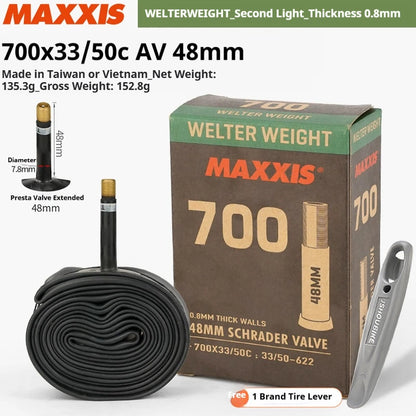 Bicycle Inner Tube MAXXIS 20-29 Inch 700C Presta Schrader MTB Road