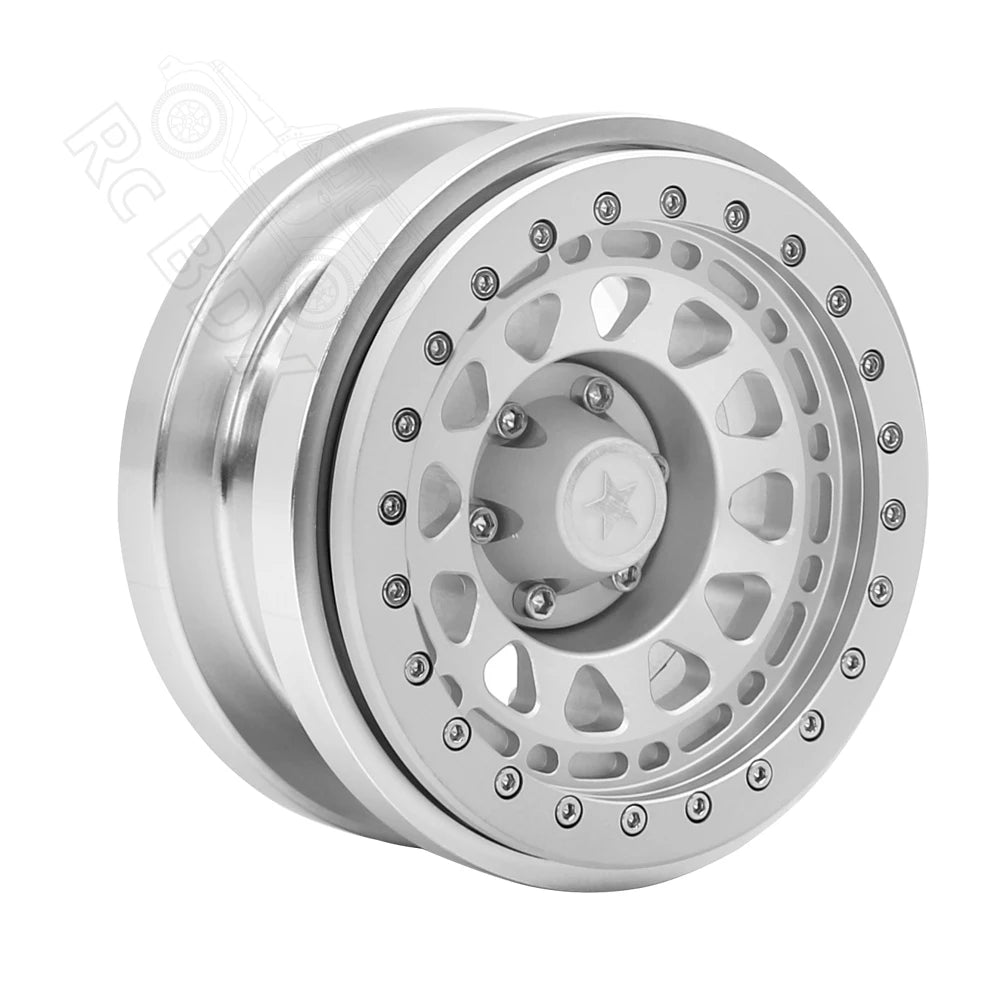 1/6 RC Crawler CNC Aluminum 2.9" Beadlock Wheel for Axial SCX6 - EXPROTAS