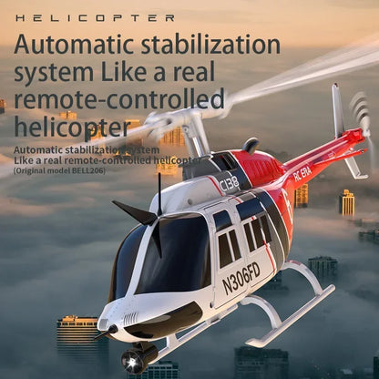 New Re Era C138 1:33 Six Channel Single Paddle Aileron Free Helicopter Barometer Fixed Height 3d Rolling Toy Gift Rc Planes-EXPROTAS