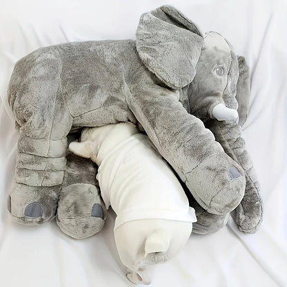 40cm Soft Elephant Plush Toys Cute Elephant Baby Sleeping Pillow Stuffed Animals Best Gifts For Kids Birthday Room Decoration-EXPROTAS