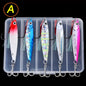 5pcs Metal Jig Fishing Lure Weights 7g-40g Trolling Hard Bait Bass Fishing Bait Tackle Trout Jigging Lure Jigs Saltwater Lures