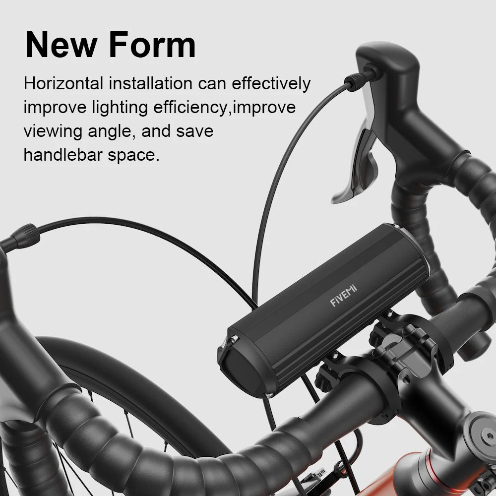 Bike Light 10000mAh USB Rechargeable LED Front Lamp Waterproof Electric Bicycle