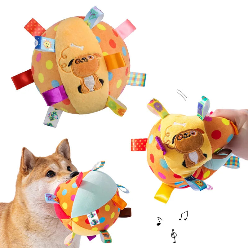 Interactive Ball Dog Toy for Aggressive Chewers Training Rubber Pet Toys