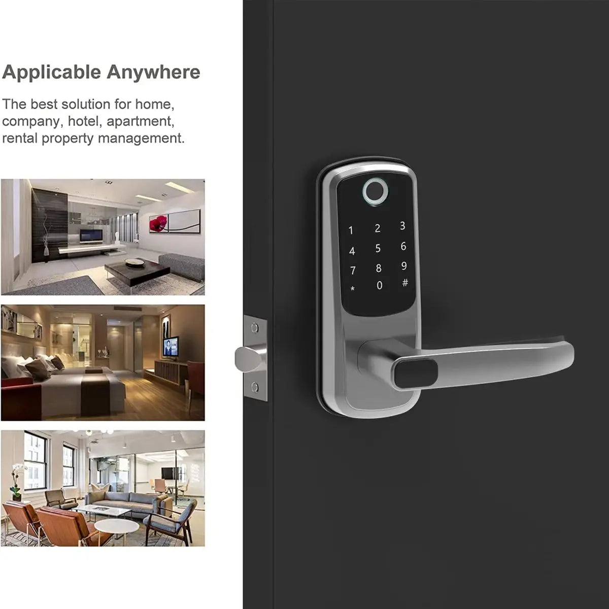 TTLock / Smart Home Security / WIFI App / Digital Keyless Door Entry AirBnB NFC-EXPROTAS
