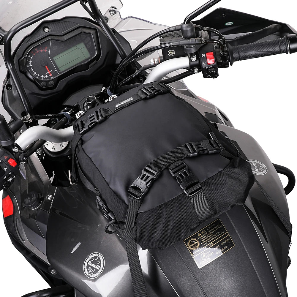 Rhinowalk Motorcycle Rear Seat Bag 10/20/30L Waterproof Saddle Luggage Bag