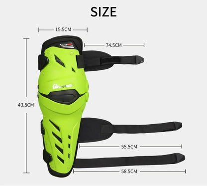 3 colors PRO-BIKER 2018 Motorcycle knee protector Knee sliders motosiklet knee Protective Gear Protector Guards Kit