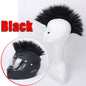 Helmet Wig Synthetic Cockscomb Decoration for Motocross Full Face Helmet