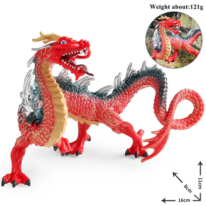 Oenux Fantasy Creature PVC Figure Dragon Phoenix Dinosaur Animal Model - EXPROTAS