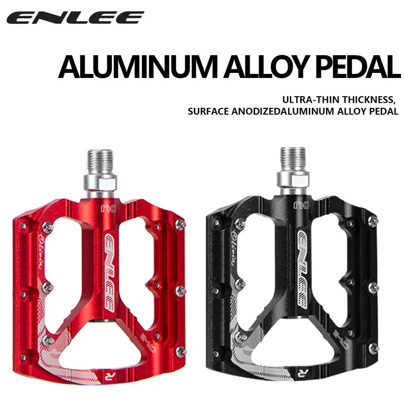 Bicycle Pedal Aluminum Alloy CNC Sealed Bearing MTB Bike Enlee Pedals