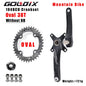 GOLDIX MTB Crankset 104BCD with Narrow Wide Chainring Round or Oval Options - EXPROTAS