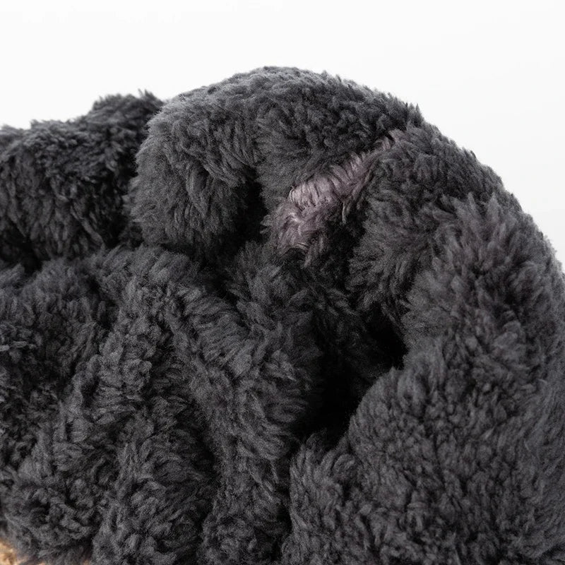 Unisex Winter Beanie Hat Warm Knitted Ski Cap for Men and Women