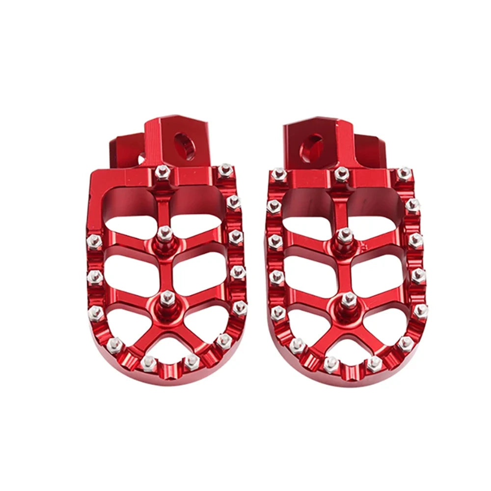 Motorcycle FootRest Footpegs Foot Pegs Pedal For YAMAHA TTR 90 110 125 250 TTR250 YZ80 YZ125 YZ250 YZ WR 200 250 500 Accessories - EXPROTAS
