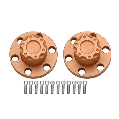1/10 RC Crawler Metal Wheel Center Dust Caps 6-Hole for 1.9" & 2.2" Wheels - EXPROTAS